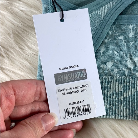 Gymshark NWT Adapt Pattern Seamless Sports Bra - Picture 12 of 13
